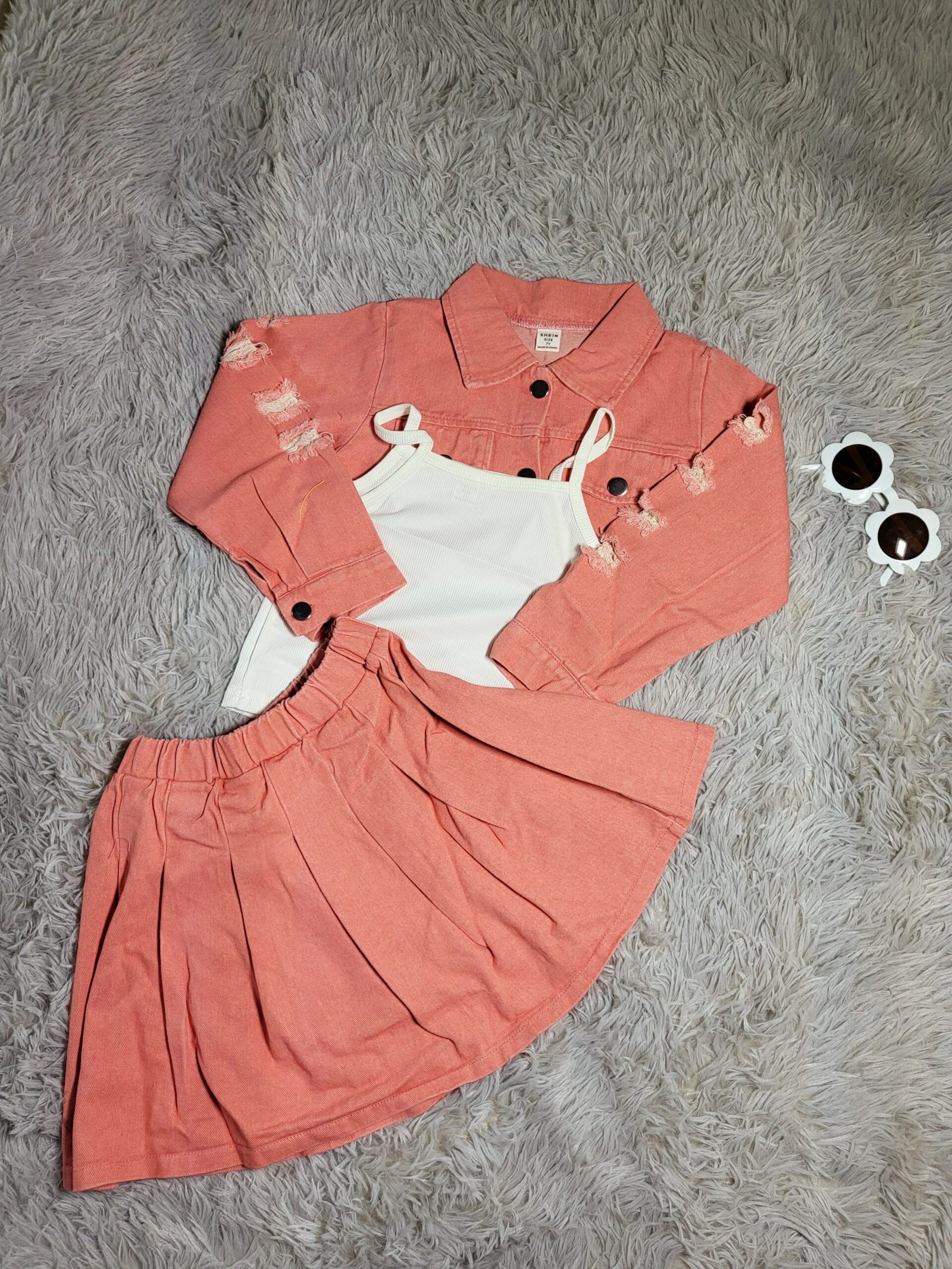 VESTIDO PARA NIÑA ESTAMPADO CON DISEÑO ABSTRACTO – ESTILO MODERNO Y ORIGINAL #7